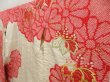 Photo2: 5018T02z1030 Vintage Japanese Kimono Silk FURISODE Paulownia Red (2)