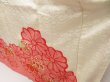 Photo4: 5018T02z1030 Vintage Japanese Kimono Silk FURISODE Paulownia Red (4)