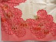 Photo5: 5018T02z1030 Vintage Japanese Kimono Silk FURISODE Paulownia Red (5)