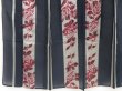 Photo4: 5018T04z440 Vintage Japanese Kimono Synthetic See throught KOMON Dark navy (4)