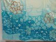 Photo6: 5018T07z1070 Vintage Japanese Kimono Silk SHIBORI FURISODE Flower Light blue (6)