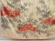 Photo5: 5018T10z1040 Vintage Japanese Kimono Silk FURISODE Flower Light cream (5)