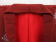 Photo7: 5018T11z750 Vintage Japanese Kimono Silk OMESHI KOMON  Red-Brown (7)