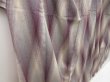 Photo3: 5018T13z830 Vintage Japanese Kimono Silk TSUMUGI  Dark grape Gray (3)