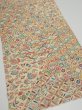 Photo2: 1S02z70  Japanese Kimono Silk  FABRIC Takaradzukushi Cream-Yellow 43.7x14.4 (2)