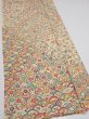 Photo2: 1S05z100  Japanese Kimono Silk  FABRIC Takaradzukushi Cream-Yellow 66.9x14.4 (2)