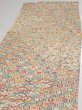 Photo3: 1S05z100  Japanese Kimono Silk  FABRIC Takaradzukushi Cream-Yellow 66.9x14.4 (3)