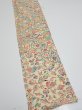 Photo2: 1S08z50  Japanese Kimono Silk  FABRIC Takaradzukushi Cream-Yellow 59.8x7.5 (2)