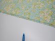 Photo9: 1S05z80  Japanese Kimono Silk  FABRIC Sakura branch Light blue 63.8x14.0 (9)