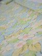 Photo4: 1S09z50  Japanese Kimono Silk  FABRIC Sakura branch Light blue 77.2x6.9 (4)