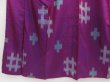 Photo4: 5019T13z620 Antique Japanese Kimono Silk MEISEN KOMON Purple-Pink (4)