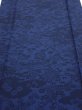 Photo1: 1U04z100  Japanese Kimono Crepe Silk  FABRIC Flowers Indigo 70.1x15.0 (1)