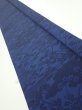 Photo1: 1U07z50  Japanese Kimono Crepe Silk  FABRIC Flowers Indigo 61.4x7.9 (1)