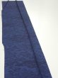 Photo3: 1U07z50  Japanese Kimono Crepe Silk  FABRIC Flowers Indigo 61.4x7.9 (3)