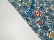 Photo6: 1U01z60  Japanese Kimono Silk  FABRIC Takaradzukushi Blue-Gray 40.2x13.8 (6)