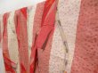 Photo2: 5025T03z660 Vintage Japanese Kimono Silk MEISEN KOMON  Coral pink (2)