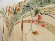 Photo2: 5025T04z780 Vintage Japanese Kimono Silk TSUKESAGE Flowers Sand beige (2)