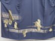 Photo5: 5025T05z1140  Japanese Kimono Silk IROTOMESODE Flying crane (5)