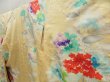 Photo2: 5025T06z1120 Vintage Japanese Kimono Silk FURISODE Hydrangea Light cream (2)