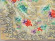 Photo6: 5025T06z1120 Vintage Japanese Kimono Silk FURISODE Hydrangea Light cream (6)