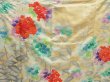 Photo8: 5025T06z1120 Vintage Japanese Kimono Silk FURISODE Hydrangea Light cream (8)