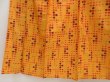 Photo4: 5025T08z710 Vintage Japanese Kimono Silk TSUMUGI  Dark yellow (4)