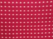 Photo4: 5025T09z620 Vintage Japanese Kimono Silk MEISEN KOMON Dot Wine red (4)