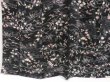 Photo4: 5025T11z810 Vintage Japanese Kimono Silk KOMON Flowers Black (4)