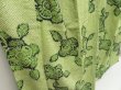 Photo3: 5027T02z1000 Vintage Japanese Kimono Silk SHIBORI KOMON Yellow green (3)