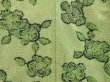 Photo5: 5027T02z1000 Vintage Japanese Kimono Silk SHIBORI KOMON Yellow green (5)