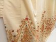 Photo3: 5027T04z1130 Vintage Japanese Kimono Silk TSUKESAGE Flower Peach (3)