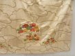 Photo7: 5027T10z1040 Vintage Japanese Kimono Silk FURISODE Chrysanthemum Light cream (7)