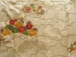 Photo8: 5027T10z1040 Vintage Japanese Kimono Silk FURISODE Chrysanthemum Light cream (8)