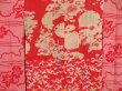 Photo3: 5104T04z480 Antique Japanese Kimono Cotton Girl's JUBAN Bird Red (3)