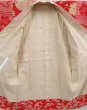 Photo8: 5104T04z480 Antique Japanese Kimono Cotton Girl's JUBAN Bird Red (8)