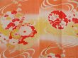 Photo3: 5104T06z460 Antique Japanese Kimono Silk JUBAN Yukiwa Dark yellow (3)