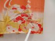 Photo6: 5104T06z460 Antique Japanese Kimono Silk JUBAN Yukiwa Dark yellow (6)