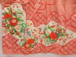 Photo5: 5104T13z1160 Vintage Japanese Kimono Silk SHIBORI FURISODE Flower cart (5)