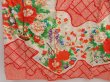 Photo6: 5104T13z1160 Vintage Japanese Kimono Silk SHIBORI FURISODE Flower cart (6)