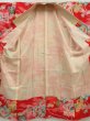 Photo8: 5104T01z450 Vintage Japanese Kimono Silk JUBAN Plum blossom Red (8)