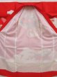 Photo7: 5105T05z320 Vintage Japanese Kimono Silk Girl's  Flower cart Red (7)