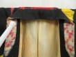 Photo8: 5105T09z590 Vintage Japanese Kimono Silk MEISEN KOMON Black (8)