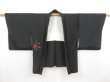 Photo5: 5105T11z600 Vintage Japanese Kimono Silk HAORI Flower Black (5)