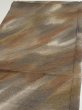 Photo3: 1T02z60  Japanese Kimono Silk  FABRIC Suminagashi Brown-Gray 40.6x14.2 (3)