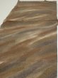 Photo3: 1T05z90  Japanese Kimono Silk  FABRIC Suminagashi Brown-Gray 65.4x14.2 (3)