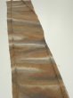 Photo3: 1T07z50  Japanese Kimono Silk  FABRIC Suminagashi Brown-Gray 61.4x7.7 (3)