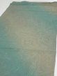 Photo3: 1T01z50  Japanese Kimono Silk  FABRIC Suminagashi Cyan 40.6x14.6 (3)