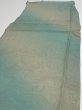 Photo3: 1T05z90  Japanese Kimono Silk  FABRIC Suminagashi Cyan 68.1x14.6 (3)