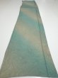 Photo5: 1T05z90  Japanese Kimono Silk  FABRIC Suminagashi Cyan 68.1x14.6 (5)