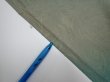 Photo6: 1T05z90  Japanese Kimono Silk  FABRIC Suminagashi Cyan 68.1x14.6 (6)